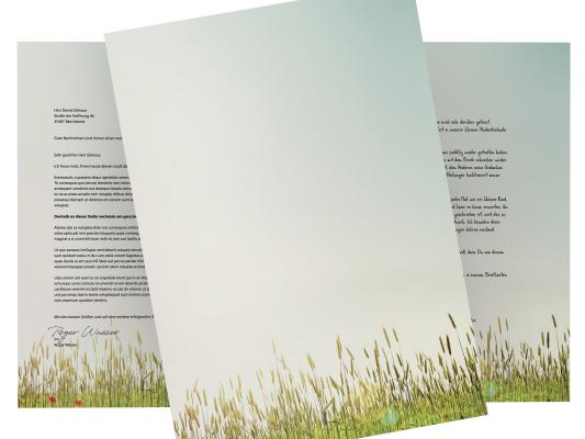 Spring Flowers Stationery  Writing paper